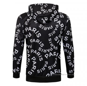 Chaqueta con Capucha del Paris Saint-Germain Jordan 2021-2022 Negro