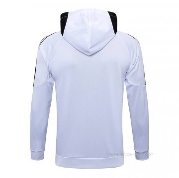 Chaqueta con Capucha del Real Madrid 2022-2023 Blanco