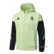 Chaqueta con Capucha del Real Madrid 2025-2026 Verde