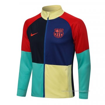 Chaqueta del Barcelona 2021-2022 Azul y Rojo Chaqueta del Barcelona 2021-2022 Azul y Rojo