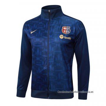Chaqueta del Barcelona 2024-2025 Azul Oscuro Chaqueta del Barcelona 2024-2025 Azul Oscuro