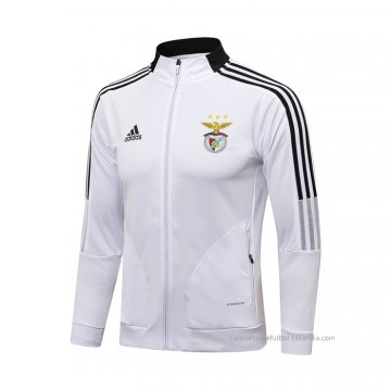 Chaqueta del Benfica 2021-2022 Blanco Chaqueta del Benfica 2021-2022 Blanco