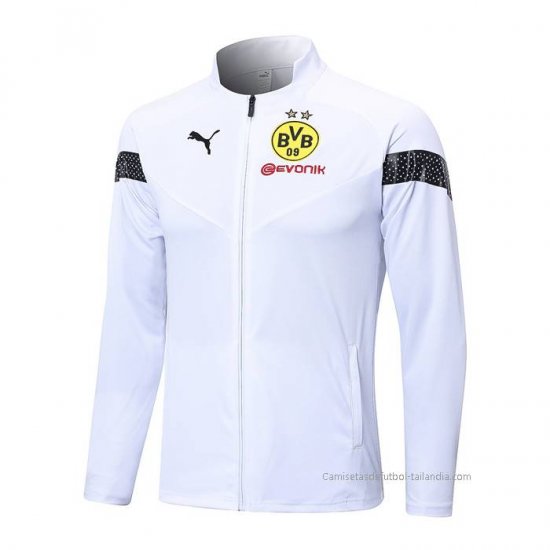 Chaqueta del Borussia Dortmund 2022-2023 Blanco - Haga un click en la imagen para cerrar