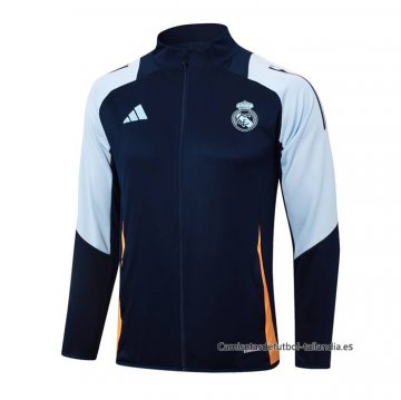 Chaqueta del Real Madrid 2024-2025 Azul Oscuro Chaqueta del Real Madrid 2024-2025 Azul Oscuro