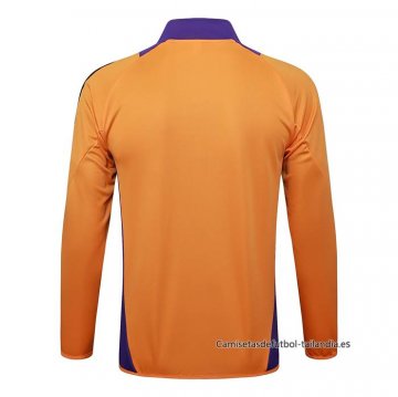Chaqueta del Real Madrid 2024-2025 Naranja