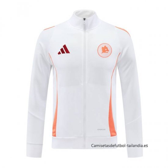 Chaqueta del Roma 2024-2025 Blanco - Haga un click en la imagen para cerrar