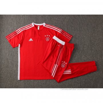 Conjunto Polo del Ajax 2021-2022 Rojo