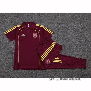 Conjunto Polo del Arsenal 2025-2026 Rojo
