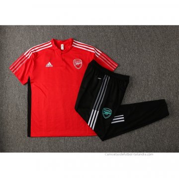 Conjunto Polo del Arsenal 2021-2022 Rojo