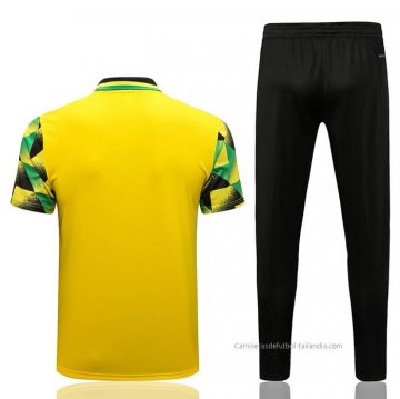 Conjunto Polo del Arsenal 2022-2023 Negro y Verde