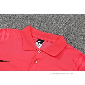Conjunto Polo del Atletico Madrid 2022-2023 Rosa