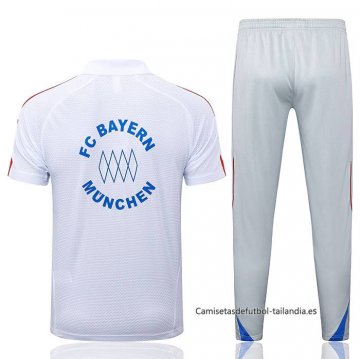 Conjunto Polo del Bayern Munich 2025-2026 Blanco