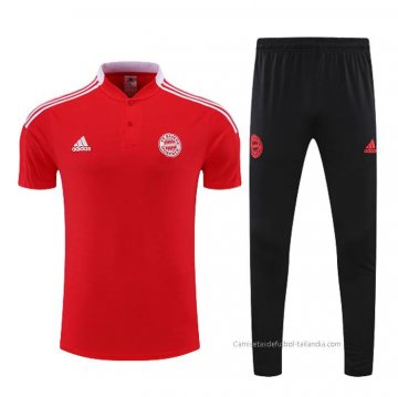 Conjunto Polo del Bayern Munich 2022-2023 Rojo Conjunto Polo del Bayern Munich 2022-2023 Rojo