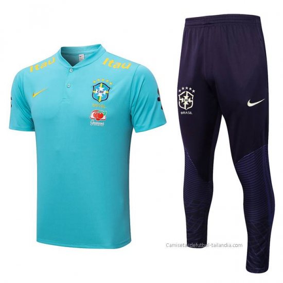 Conjunto Polo del Brasil 2022-2023 Azul - Haga un click en la imagen para cerrar