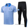 Conjunto Polo del Inter Milan 2024-2025 Azul