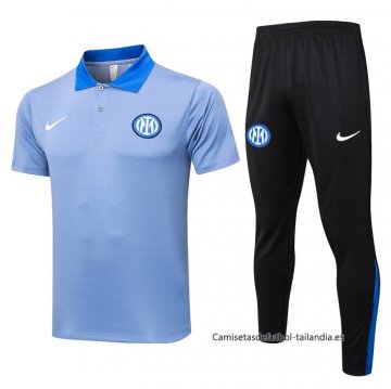 Conjunto Polo del Inter Milan 2024-2025 Azul Conjunto Polo del Inter Milan 2024-2025 Azul