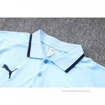 Conjunto Polo del Manchester City 2022-2023 Azul