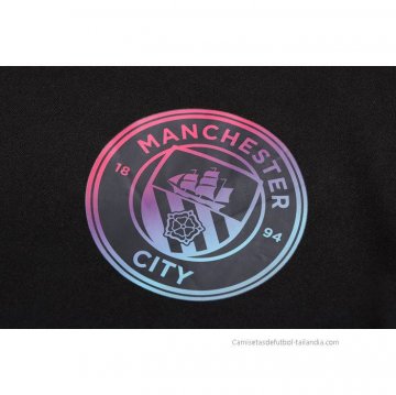 Conjunto Polo del Manchester City 2022-2023 Negro