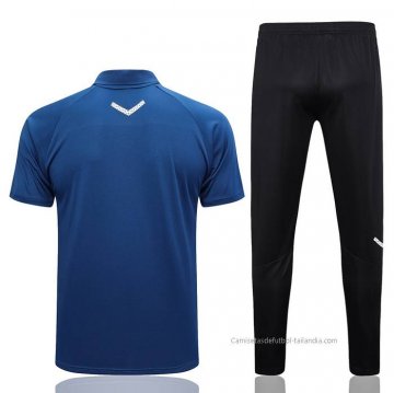 Conjunto Polo del Manchester City 2023-2024 Azul