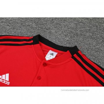 Conjunto Polo del Manchester United 2022-2023 Rojo