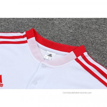Conjunto Polo del Manchester United 2022-2023 Blanco