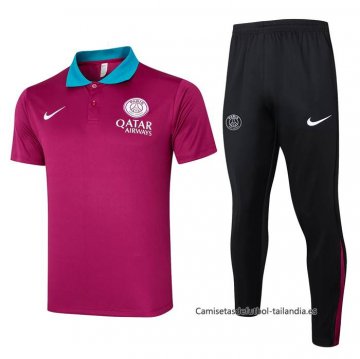 Conjunto Polo del Paris Saint-Germain 2024-2025 Purpura Conjunto Polo del Paris Saint-Germain 2024-2025 Purpura