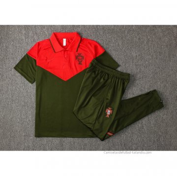 Conjunto Polo del Portugal 2021 Negro