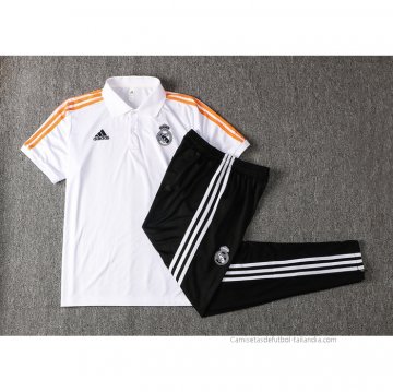 Conjunto Polo del Real Madrid 2021-2022 Blanco