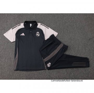 Conjunto Polo del Real Madrid 2024-2025 Gris