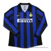 1ª Camiseta Inter Milan Manga Larga Retro 1998 1ª Camiseta Inter Milan Manga Larga Retro 1998