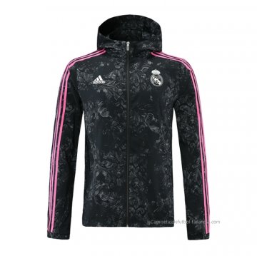 Rompevientos del Real Madrid 2021 Negro Rompevientos del Real Madrid 2021 Negro