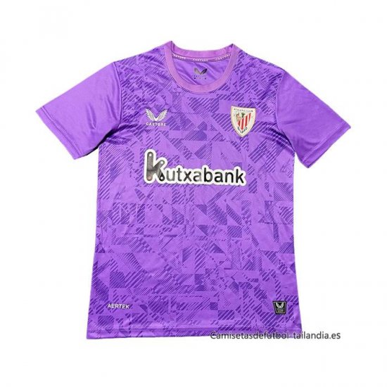 Tailandia Camiseta Athletic Bilbao Portero 2025-2026 Purpura - Haga un click en la imagen para cerrar