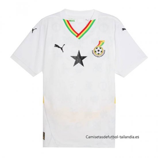 Tailandia 1ª Camiseta Ghana 2024-2025 - Haga un click en la imagen para cerrar