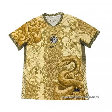 Tailandia Camiseta Inter Milan Special 2025-2026 Oro Tailandia Camiseta Inter Milan Special 2025-2026 Oro
