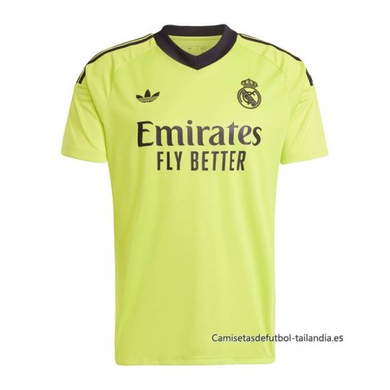Tailandia 3ª Camiseta Real Madrid Portero 2024-2025 - Haga un click en la imagen para cerrar