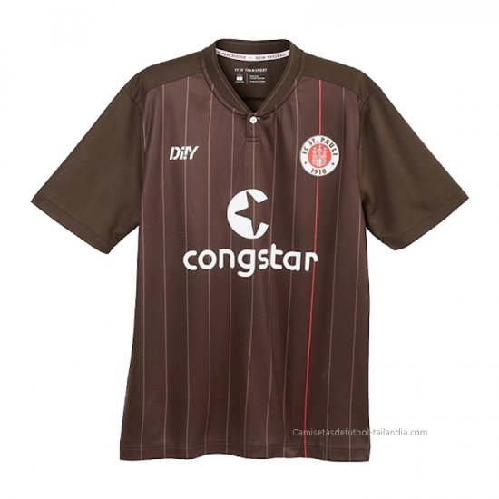 Tailandia 1ª Camiseta St. Pauli 2021-2022 - Haga un click en la imagen para cerrar