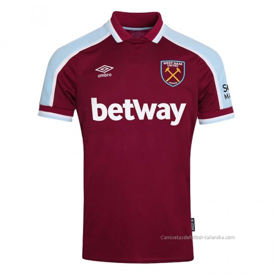 1ª Camiseta West Ham 2021-2022 - Haga un click en la imagen para cerrar