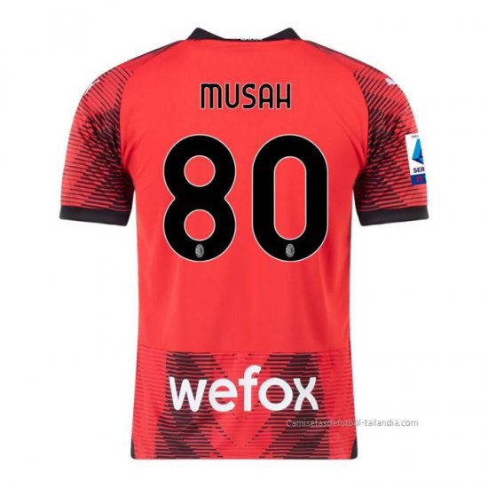 1ª Camiseta AC Milan Jugador Musah 2023-2024 - Haga un click en la imagen para cerrar
