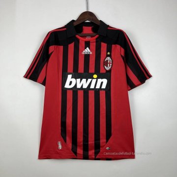 1ª Camiseta AC Milan Retro 2007-2008 1ª Camiseta AC Milan Retro 2007-2008