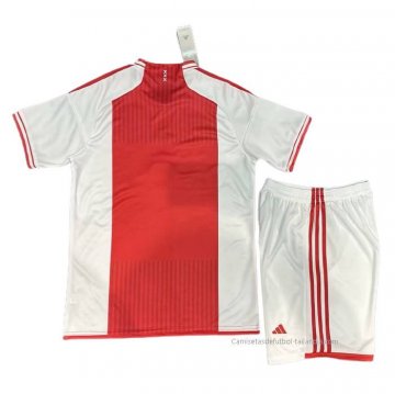 1ª Camiseta Ajax Nino 2023-2024