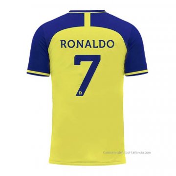 1ª Camiseta Al Nassr Jugador Ronaldo 2022-2023 1ª Camiseta Al Nassr Jugador Ronaldo 2022-2023