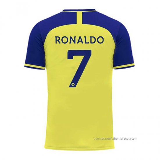 1ª Camiseta Al Nassr Jugador Ronaldo 2022-2023 - Haga un click en la imagen para cerrar