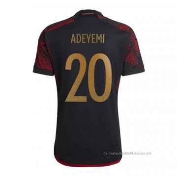 2ª Camiseta Alemania Jugador Adeyemi 2022 2ª Camiseta Alemania Jugador Adeyemi 2022