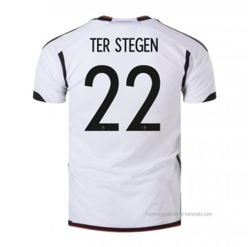 1ª Camiseta Alemania Jugador Ter Stegen 2022 1ª Camiseta Alemania Jugador Ter Stegen 2022