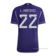2ª Camiseta Argentina Jugador L.Martinez 2022