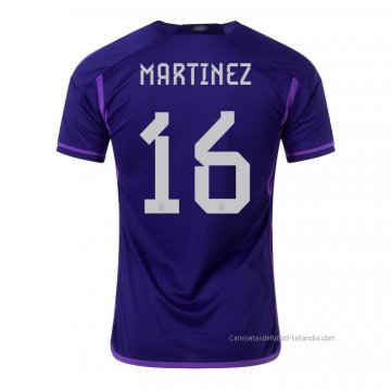 2ª Camiseta Argentina Jugador Martinez 2022 2ª Camiseta Argentina Jugador Martinez 2022
