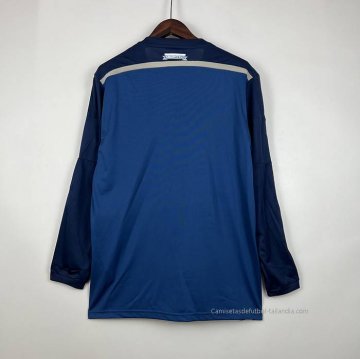 2ª Camiseta Argentina Manga Larga Retro 2014