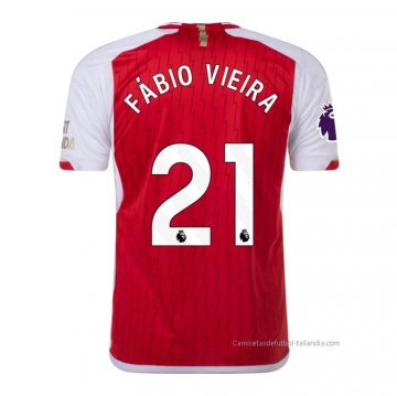 1ª Camiseta Arsenal Jugador Fabio Vieira 2023-2024 1ª Camiseta Arsenal Jugador Fabio Vieira 2023-2024