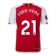 1ª Camiseta Arsenal Jugador Fabio Vieira 2023-2024