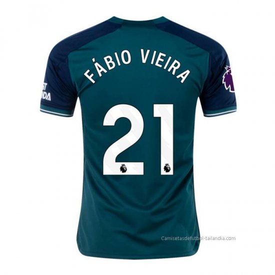 3ª Camiseta Arsenal Jugador Fabio Vieira 2023-2024 - Haga un click en la imagen para cerrar